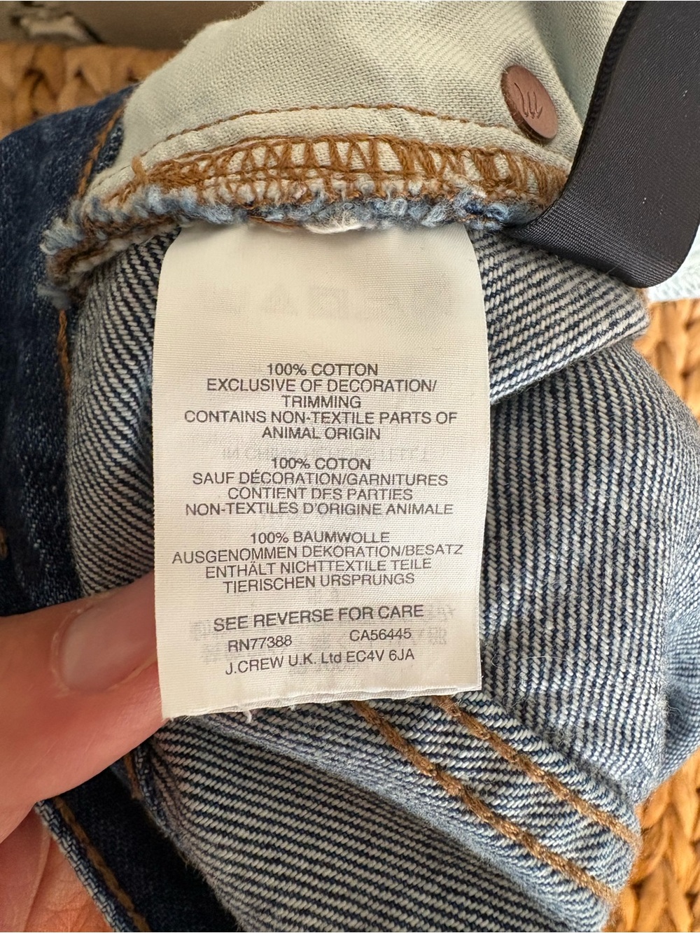 Madewell The Perfect Summer Jean Size 32 Distressed Raw Hem - Picture 6 of 6